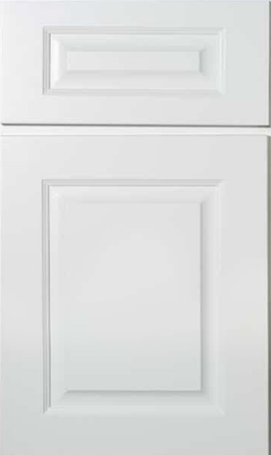 Brazos White Double Door Sink Base Cabinet - 36W x 34-1/2H